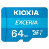 Kioxia 64 GB microSDXC Class 10 UHS-I + SD Adapter LMEX1L064GG2 - зображення 1