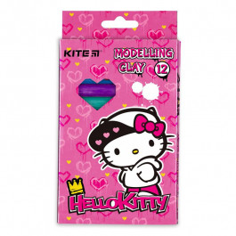 Kite Пластилин восковой  Hello Kitty 12 цветов HK21-086