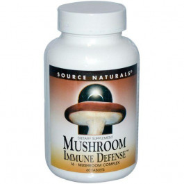 Source Naturals Комплекс из 15 Разновидностей Грибов, Mushroom Immune Defense, , 60 таблеток