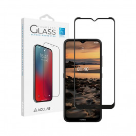 ACCLAB Защитное стекло Full Glue для Nokia 1.4 Black (1283126511790)