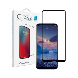 ACCLAB Защитное стекло Full Glue для Nokia 5.4 Black (1283126510809)