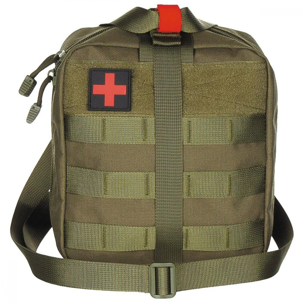 MFH Pouch First Aid, large, "MOLLE", OD green (30631B) - зображення 1