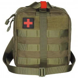 MFH Pouch First Aid, large, "MOLLE", OD green (30631B)