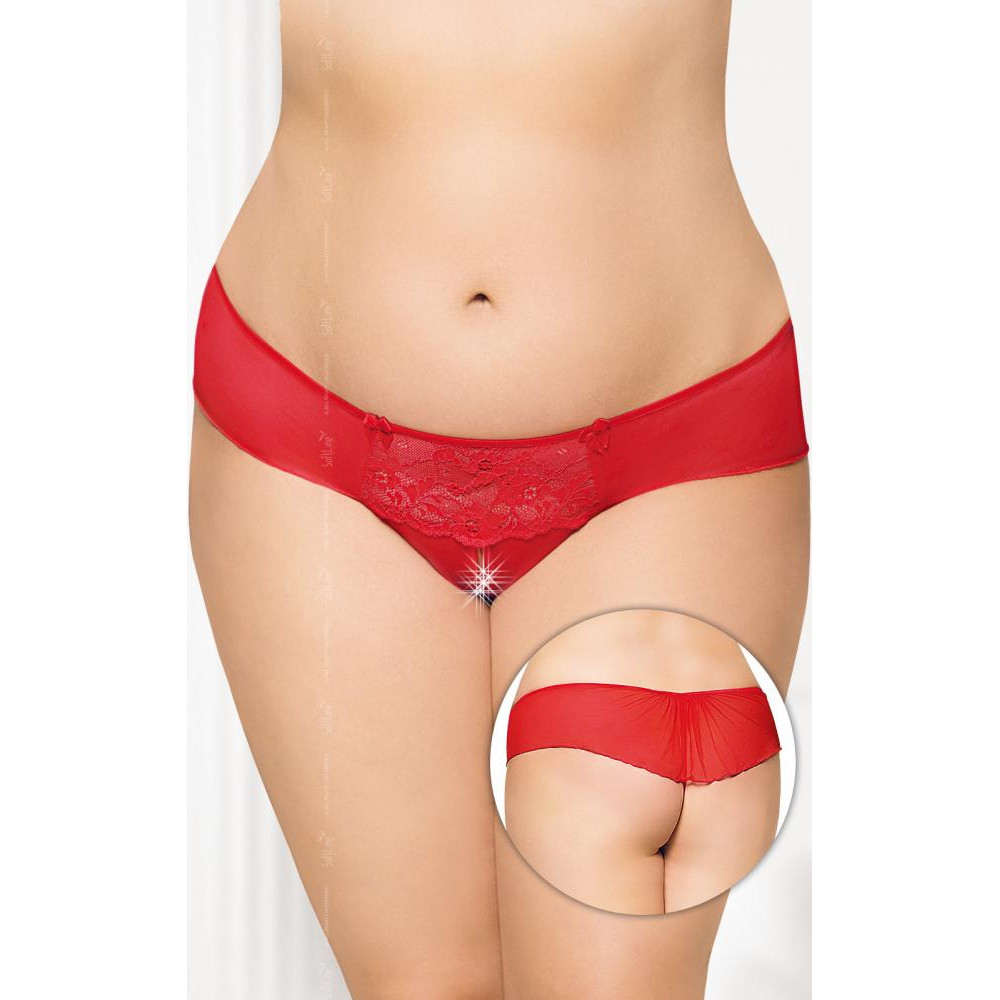 SoftLine Трусики SoftLine G-String 2433 Plus Size Красные XXL (5591243339-07) - зображення 1