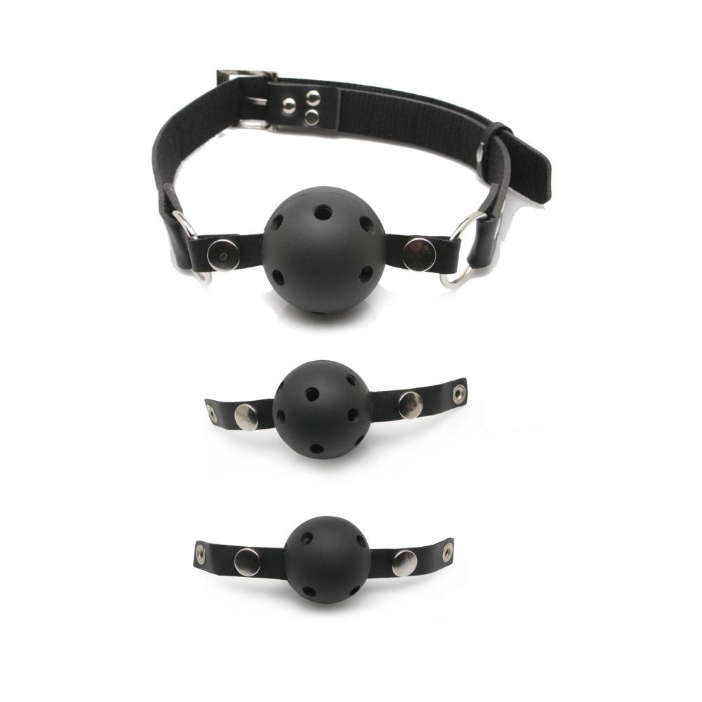 Pipedream Products Набор из 3 кляпов Ball Gag Training System (0603912254204) - зображення 1