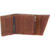 Grande Pelle Компактний гаманець з вінтажної шкіри теракотового кольору  67841 - зображення 2