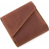 Grande Pelle Компактний гаманець з вінтажної шкіри теракотового кольору  67841 - зображення 4