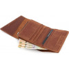 Grande Pelle Компактний гаманець з вінтажної шкіри теракотового кольору  67841 - зображення 6