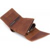 Grande Pelle Компактний гаманець з вінтажної шкіри теракотового кольору  67841 - зображення 7