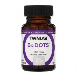 Twinlab B-12 Dots 500 mcg, 100 таблеток Вишня