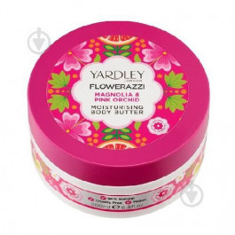 Yardley Масло для тела  Flowerazzi Magnolia & Pink Orchid Moisturising Body Butter 200 мл (5056179300644)