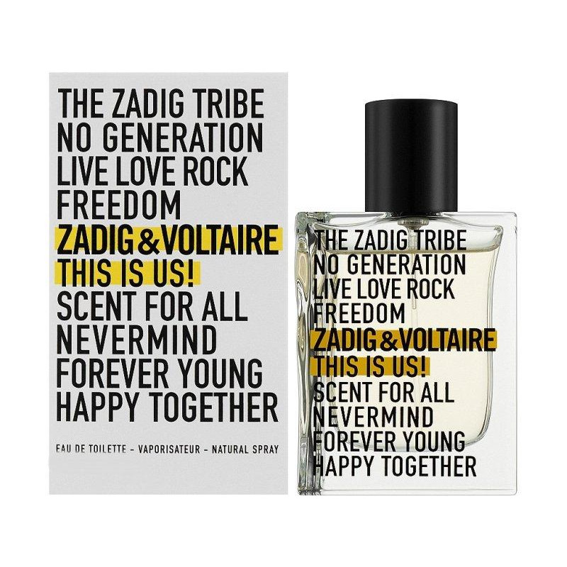 Zadig & Voltaire This Is Us! Туалетная вода унисекс 50 мл - зображення 1