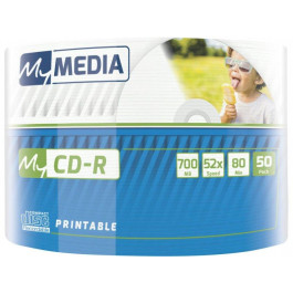 MyMedia CD-R MyMedia 700 MB 52x 50pcs/wrap printable (69206)