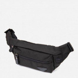 Vintage Мужская сумка  leather-20635 Черная