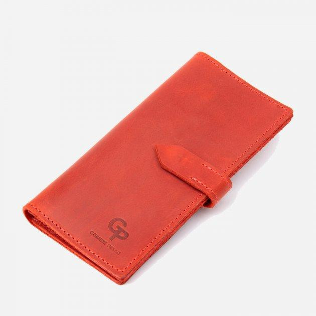 Grande Pelle Женский кошелек кожаный  leather-11470 Красный - зображення 1