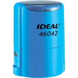 TRODAT Оснастка для круглой печати  46042 Ideal диаметр 42 мм пластик с футляром синий корпус (46042 Ideal 
