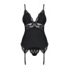 Obsessive 810COR1 corset & thong black S/M (SO7156) - зображення 5