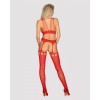 Obsessive Bodystocking G313 red S/M/L (SO7238) (SO7238) - зображення 4