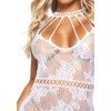 Leg Avenue Strappy Lace mini dress OS White (SO7961) - зображення 6