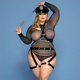 JSY Sexy Lingerie Еротичний костюм поліцейської  P91115 Plus Size (SO8376)