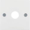 Berker Накладка для антенной розетки 1-отверстие, полярная белизна S.1/ARSYS (14998989) - зображення 1