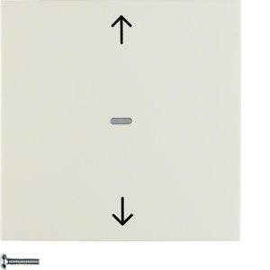 Berker Кнопка для вставки жалюзи, белая S.1 (85241182) - зображення 1