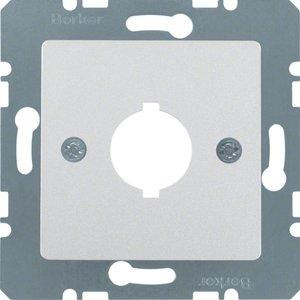 Berker Накладка для сигнальных и контрольных устройств, алюминий B.3/B.7 (14311404) - зображення 1