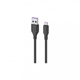 2E USB 2.0 to Micro USB 1m Glow Black (2E-CCAM-BL)