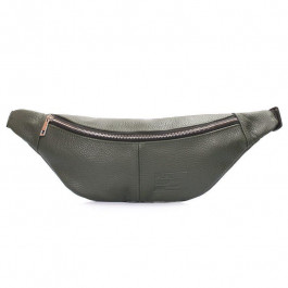 Poolparty Поясная кожаная сумка  PLPRT Темно-зеленый (waistbag-leather-darkgreen)