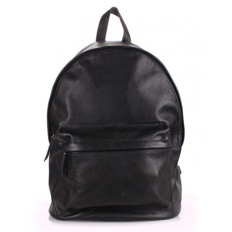 Poolparty Кожаный рюкзак  (backpack-leather-black) - зображення 1