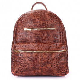 Poolparty Кожаный рюкзак  Mini (mini-bckpck-leather-croco-brown)