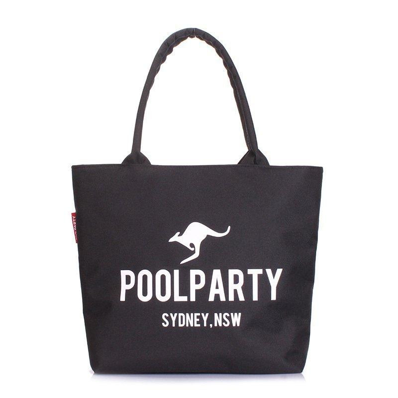 Poolparty Женская коттоновая сумка  (pool-9-oxford-black) - зображення 1