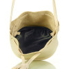 Poolparty Женская кожаная сумка на завязках  Bucket Желтая (bucket-lemonade) - зображення 4