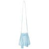 Poolparty Женская кожаная сумка на завязках  Bucket Голубая (bucket-blue) - зображення 3