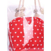 Poolparty Прозрачная летняя сумка с сердцами  Anchor (anchor-clr-hearts) - зображення 4