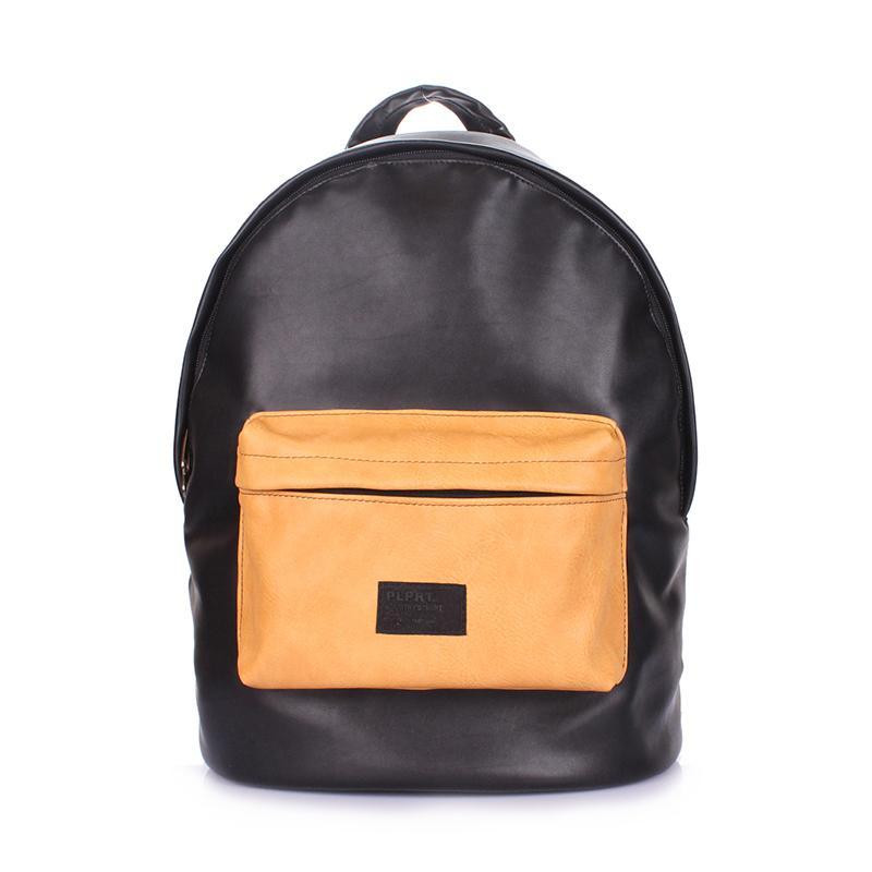 Poolparty backpack-the one / pu-black-orange - зображення 1