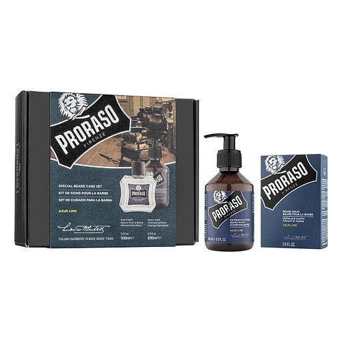 Proraso Подарунковий набір по догляду за бородою  Duo Pack Azur Lime (Beard Balm + Shampoo) - зображення 1