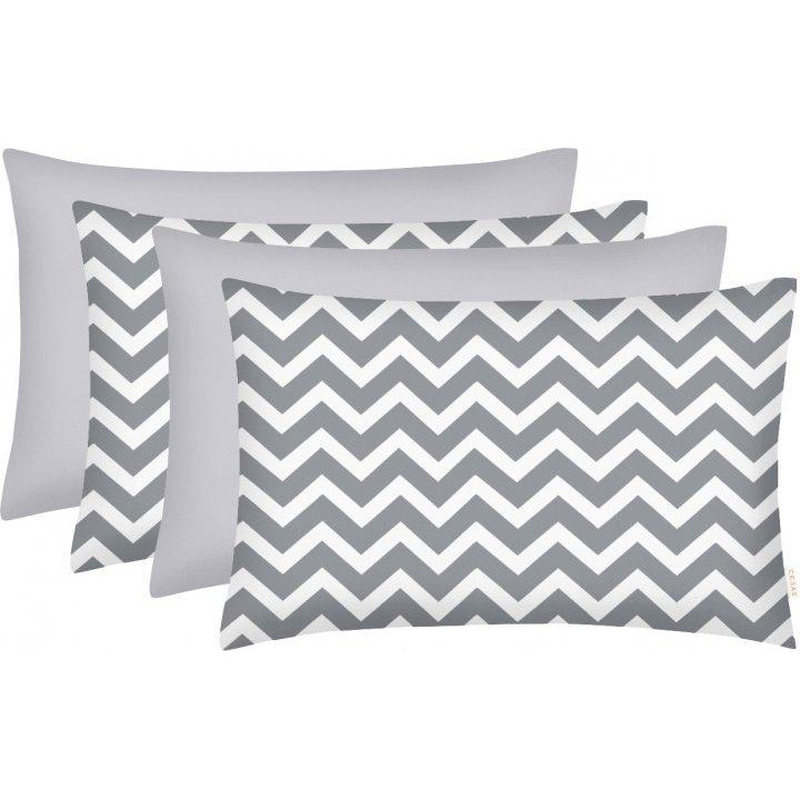 COSAS Наволочки Set4Pillow Grey ZigzagGrey 50х70 4 шт (4822052032558) - зображення 1