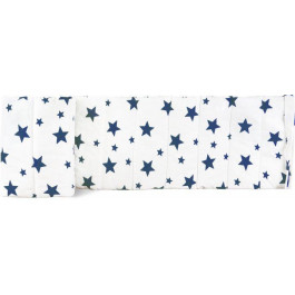 COSAS Защитный бортик в детскую кроватку Stars Big Blue 30х180 см (4822052045367)