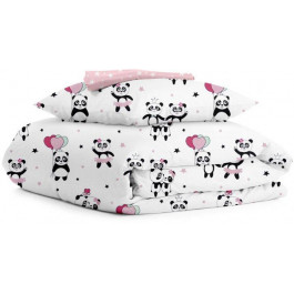 COSAS PANDA LOVE ROSE DOTS 110х140 см (4822052054499)