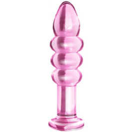 LoveToy Glass Romance Dildo, рожева (6970260903080)
