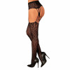 Obsessive Еротичні колготки-бодістокінг  Garter stockings S821 S/M/L, імітація панчіх і пояса для пан (SO8162) - зображення 2