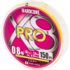 DUEL Hardcore X8 Pro Yellow / #0.8 / 0.15mm 150m 7.0kg (H3879) - зображення 1