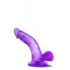 Blush Novelties Маленький дилдо фиолетовый NATURALLY YOURS 4INCH MINI COCK PURPLE (T330669) - зображення 1