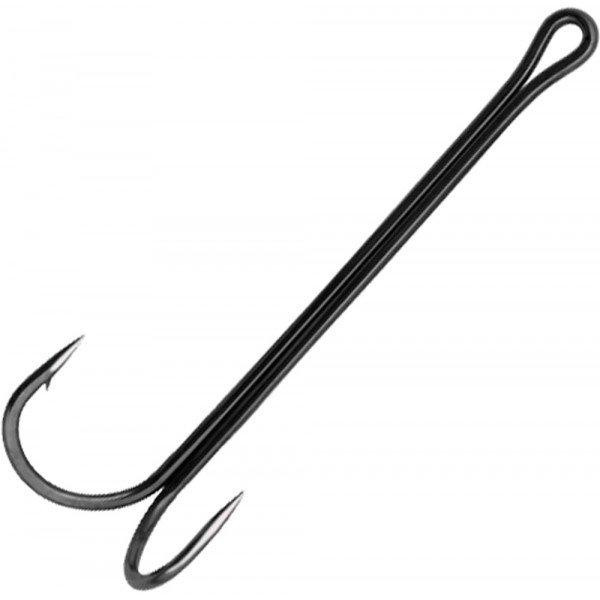 Gurza Double Hook Long Shank BN / K-1501 / №02 / 5pcs (К-1501-002) - зображення 1