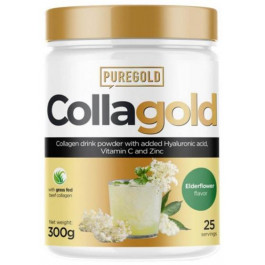 Pure Gold Protein Collagold 300 g / 25 servings / Eldelflower
