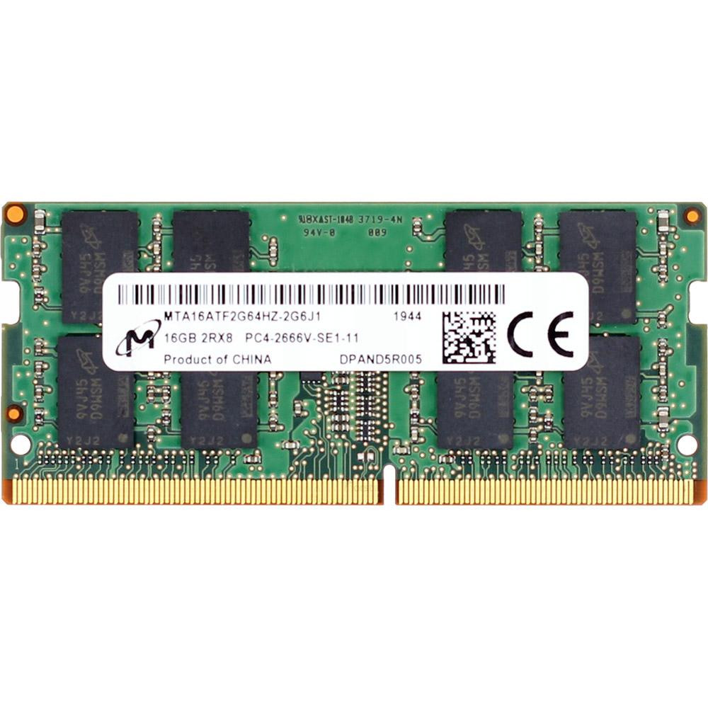 Micron 16 GB SO-DIMM DDR4 2666 MHz (MTA16ATF2G64HZ-2G6J1) - зображення 1