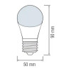 Horoz Electric SPECTRA LED 3W E27 A60 6400K (001 017 0003 SPECTRA) - зображення 2