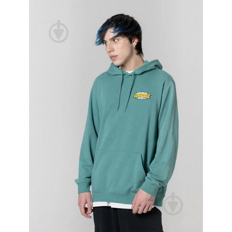 Converse Худи  Shoe Hero Hoodie Algae Coast 10024614-346 M Algae Coast (194434088823) - зображення 1