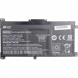   PowerPlant HP Pavilion X360 14-BA BK03XL, HSTNN-LB7S 11.55V 3400mAh (NB461493)